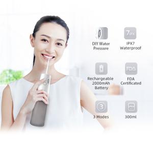 Wholesale 2000mAh Rechargeable Portable Water Flosser 140PSI IPX7 Waterproof from china suppliers