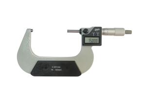 Wholesale High Accuracy IP65 Protected 75-100mm Digital Outside Micrometer with Carbide Measuring Faces from china suppliers