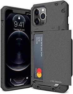 Wholesale For iPhone 12 Pro Max with [4 cards]Premium solid credit card slot wallet for iPhone 12 Pro Max 6.7-inch from china suppliers