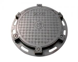 Wholesale Sand Blasting Cast Iron Manhole Cover Round Sanitary Sewer En124 D400 from china suppliers