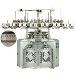 12G-40G Single Jersey Round Knitting Machine Knit French Diamond Pique