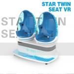 Power Rating Virtual Reality Machine Double Seats Capsule 9d Vr Egg Cinema