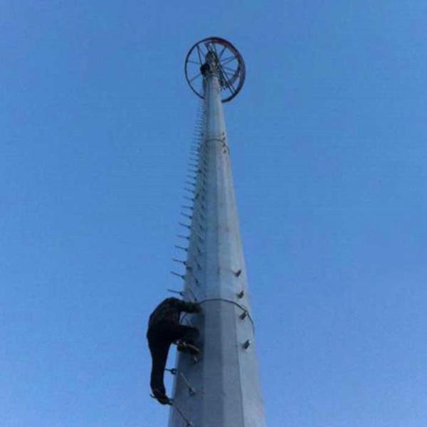 Q345 20m Tubular Steel Tower Hot Dip Galvanized Steel And Alloy Structural Steel