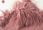 Luxury Pink Shag Plush Faux Fur Fabric 2 Inch Long Pile Soft 950 Gsm Acrylic