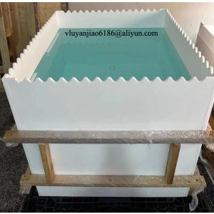 Wholesale Alkali Resistant Wafer Cleaning PTFE Teflon Processing Welding Tank High Temp Resist from china suppliers