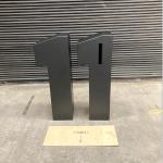 Curbside Home Outdoor Metal Sculptural Numbers Stainless Steel Letterboxes