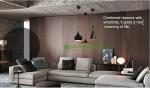 CE/UL listed Modern Unique black/white pendant lamp chandelier lighting