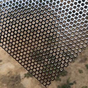 Wholesale Mill Edge Decorative Stainless Steel Sheet 0.12 Inch Hole Metal Mesh Sheet from china suppliers