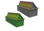 6m Length 3s Rising 3.75KW 5M MCBF Hydraulic Road Blocker