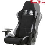 Breathable High Back Gaming Chair With Footrest 180 Degrees Adjustable Seat 83.5