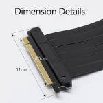 Wholesale PCIE 16X3.0 30mm Graphics Card Extension Cord extension cord power