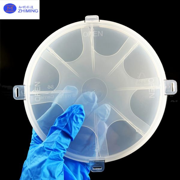 6 Inch Single Wafer Carrier with Locking Clips