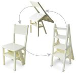 Retractable Multifunctional 200kg Capacity Folding Ladder Chair