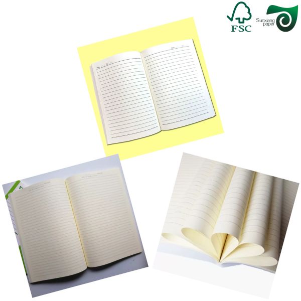 FSC Cream Offset Printing Paper 70gsm 80gsm 100gsm 120gsm Ideal For Books Notebooks