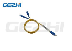 Wholesale Stainless Steel Fiber Optic Splitter 1x2 With SC FC LC ST Connector from china suppliers
