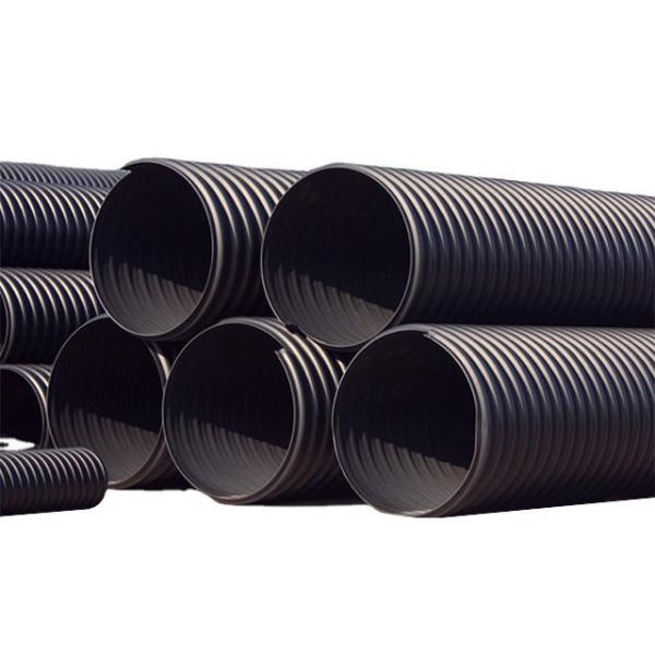 8 Inch B Type HDPE Drain Pipe Double Wall Corrugated Sewer Pipe Winding