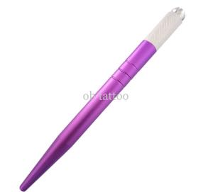China Cross Point Self Locking Microblading Eyebrow Tattoo Pen For Semipermaent Makeup on sale