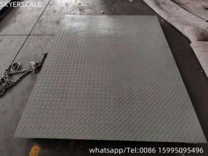 Wholesale Electronic Platform Floor Weighing Scale Digital Platform Scale 5t 10t Carbon Steel AC/DC 110v/220v from china suppliers