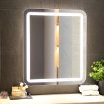 110V-277V 50/60Hz Modern LED Lighted Wall Bath Mirror with 5mm Copper Free