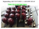 D, DS pontoon type oil tank, air pipe head, float type oil tank breather cap,