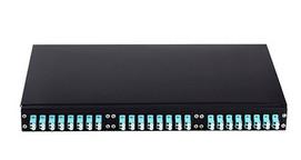Wholesale 1U 19' Fixed Fiber Optic Patch Panel Rack Mount With Removable Top Cover from china suppliers