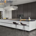 Kabinet Kitchen Cabinet Aluminium Profile Modern Design Furniture with E0 Grade
