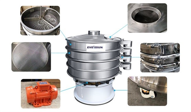 High Precision Screening Machinery Vibrating Sieve For Chinese Medicine Powder