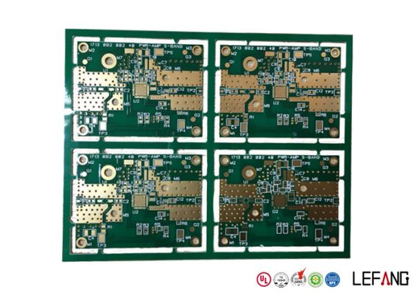 Immersion Gold FR4 PCB Board Four Layers Green Solder Mask For Automotive