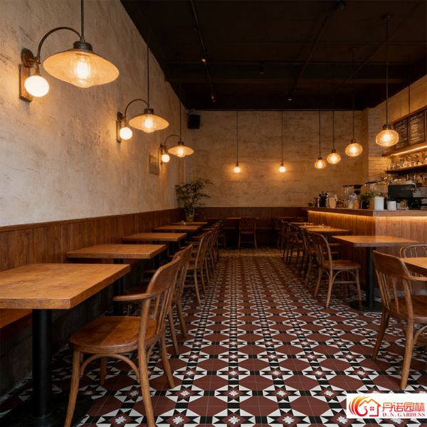 Cement Tiles With Patterns 200 X 200 Mm Customized Pattern Handmade Glaze-free Eco-friendly For Hotel Boutique Floor