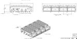 TE 2170615-3 QSFP Cage Ganged (1 x 4) with Heat Sink Connector Press-Fit Through