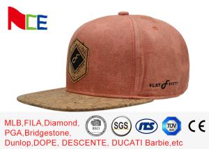 Wholesale 5 Panels Fitted Adjustable Snapback Hat , Awesome Womens Flat Brim Hat from china suppliers