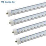 T8 8FT LED Light Tube Single Pin FA8 Base,Daylight White 5000K Frosted Cover 45W
