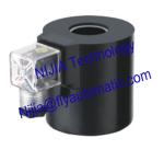 Φ26mm DIN43650 Hydraulic Solenoid Coil Thermosetting Electromagnetic Coil