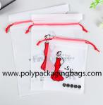 20mic Frosted EVA Plastic Drawstring Bags For Daily Necessities