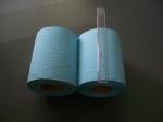 Blue Central Feed disposable bathroom hand towels of Recycle Pulp40gsm 1 Ply