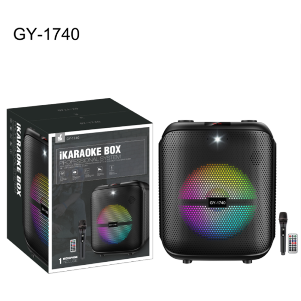 Lead Acid Battery 12 Volt 12 Amp Portable Party Speaker Waterproof Multiple Connectivity Options for Versatile