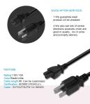 SJT 18 AWG Appliance Power Cord 1.5m 1.8m 2.5m 60227 IEC C13 Female End