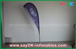 Event Advertising Teardrop Beach Flag Feather With Logo Printing Oxford Cloth