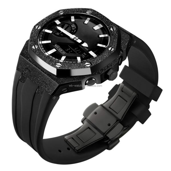 5th Generation Frosted Stainless Steel Case For Casio G Shock GA2100 Elevate