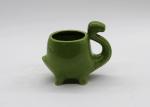 Green Dolomite Ceramic 3D Mug Novelty Dinosaur Coffee Mug 12 Oz With Handle