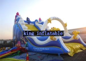 Wholesale Sea Animals Theme Inflatable Dry Slides OEM PVC Tarpaulin Inflatable Fun For Kids from china suppliers