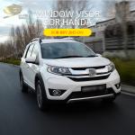 PMMA Car Window Rain Shades For Honda Br-V Brv 2015 Onwards Smoke