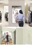 43 Inch 75KHZ 360CD/m2 Magic Mirror Digital Signage NTSC