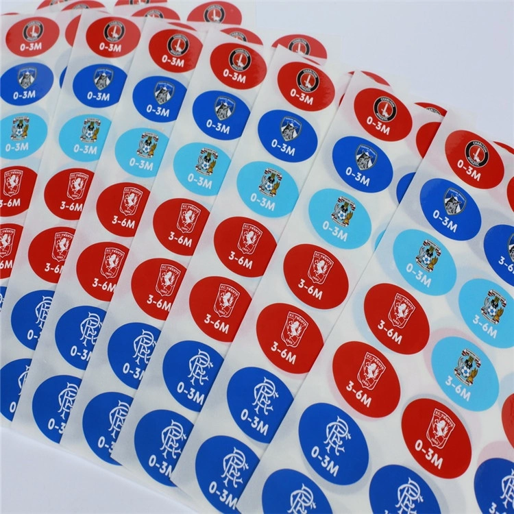 Promotion Round Custom Adhesive Labels Offset Printing