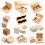 Solid Bamboo Wood Box Packaging Clear Varnished Gift Custom Jewelry Packaging