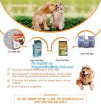 Packaging 15Kg 20 Kg Quad seal bags Cookie Plastic Packaging Bag slider zipper