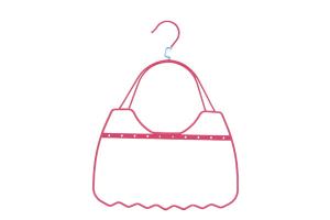 Wholesale Home Organizer Bag Shape Hanger Scarf Metal Hanger from china suppliers