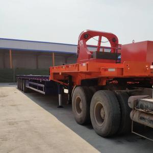 Wholesale Tri FUWA Axle Extendable Lowboy Multi Axle Modular Trailer from china suppliers