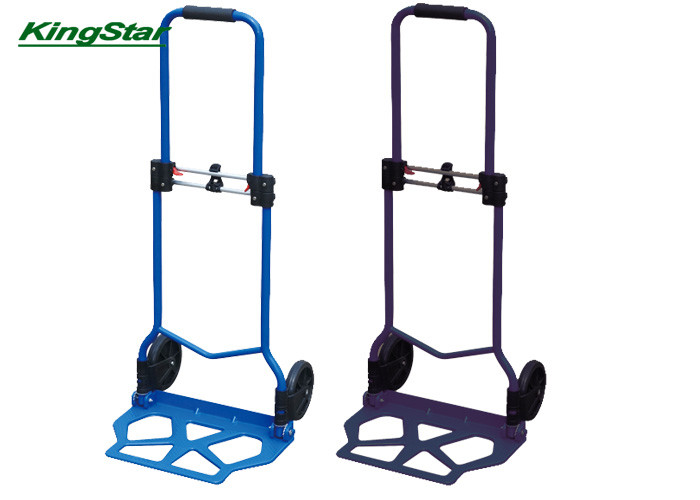 Castor Wheel Lightweight Folding Hand Truck Customized Color For Warehouse , Office