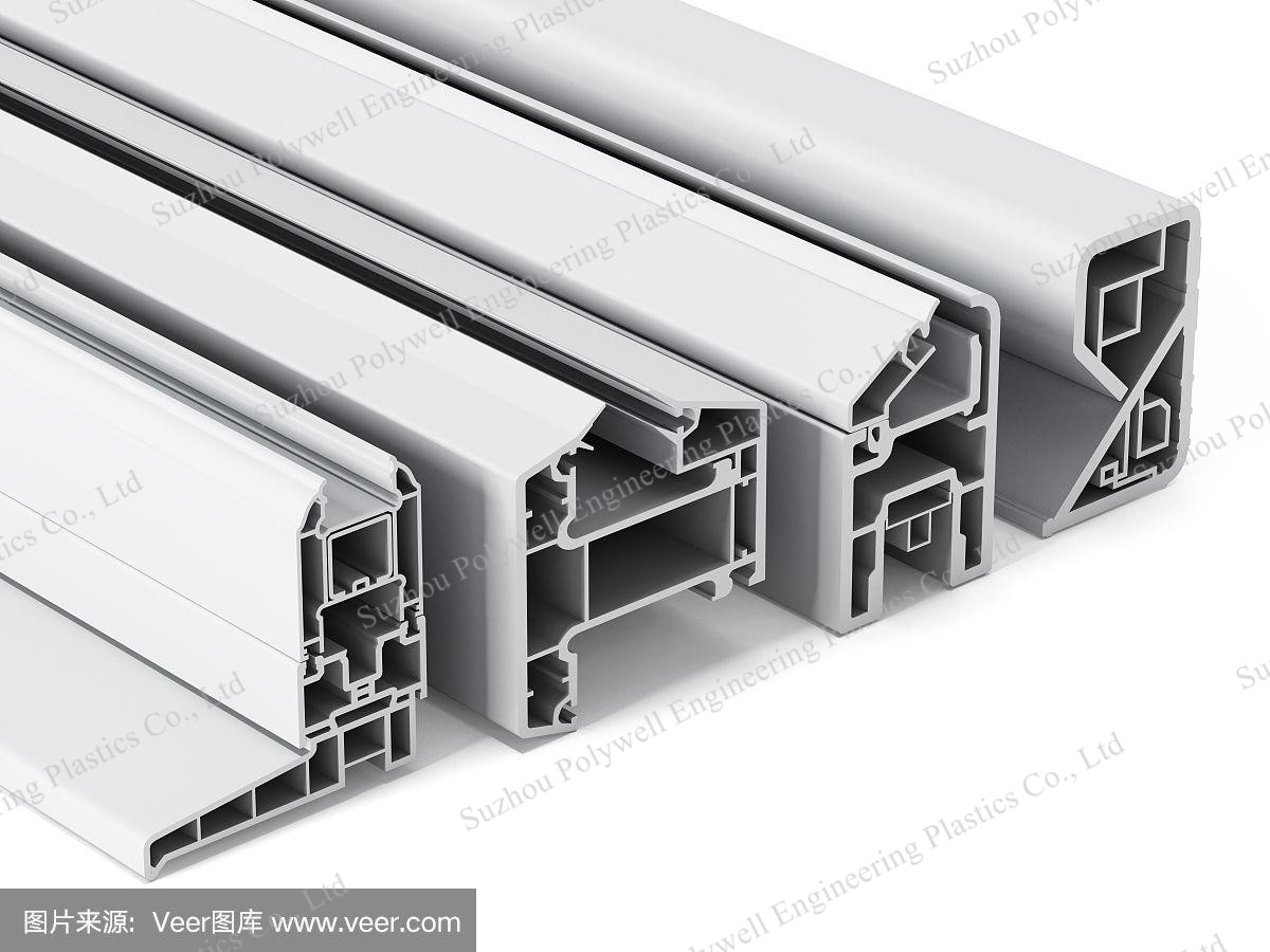 PVC Profile Plastic Frame Production Line For Window And Door PVC Profile Extruder Machine